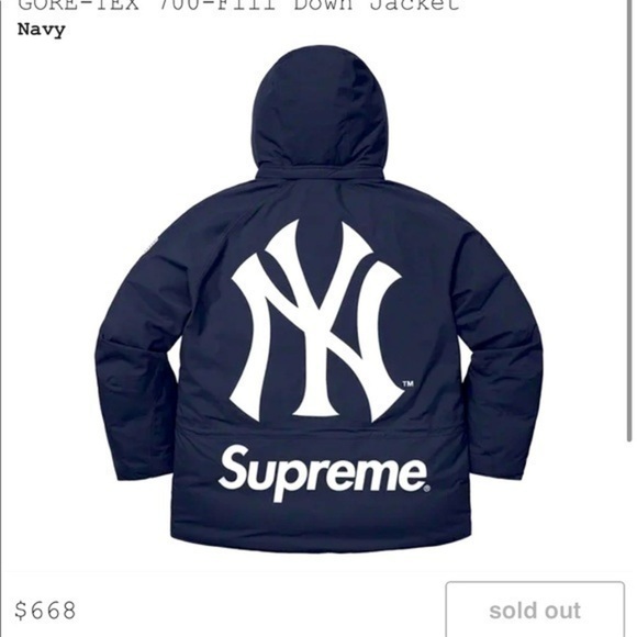 ON HOLD CHECK OUT MY STORE - Supreme ®/ New York Yankees ™  GORE-TEX 700 Jacket - Picture 6 of 9